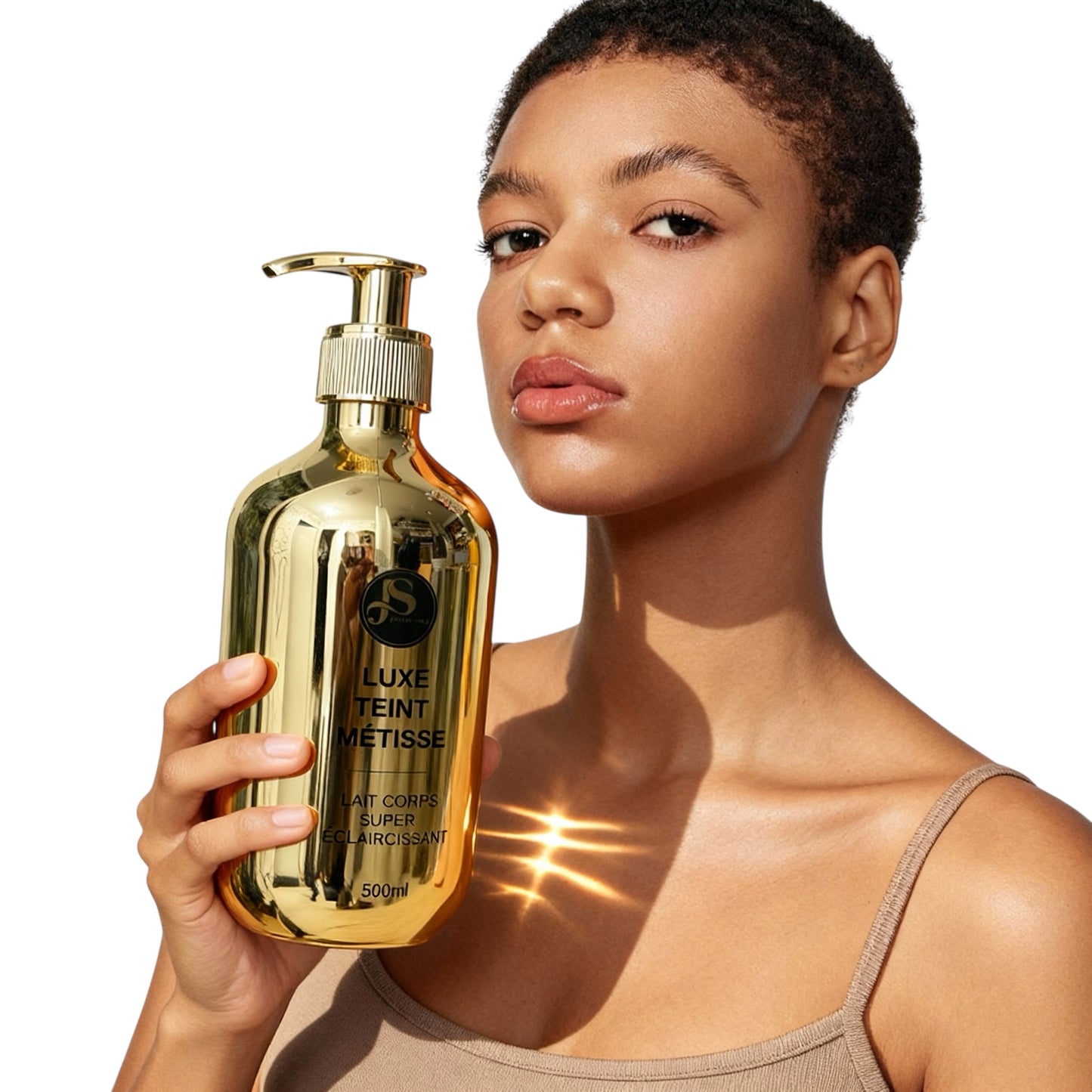 Lait Corps LUXE TEINT MÉTISSE – Hydratant & Éclaircissant – Peau Lisse et Sans Imperfections – 500ml