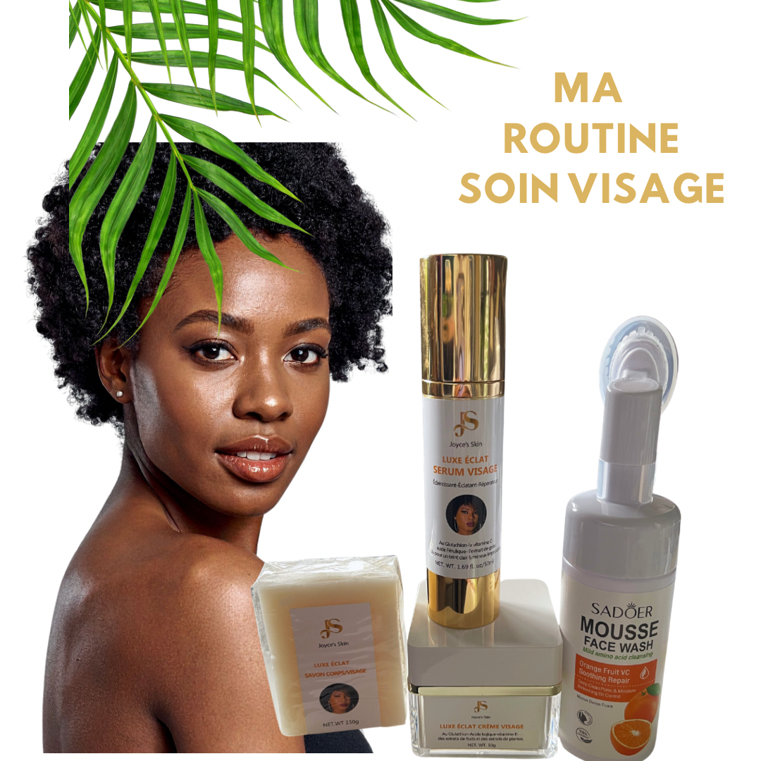 luxe éclat kit éclaircissant visage propre