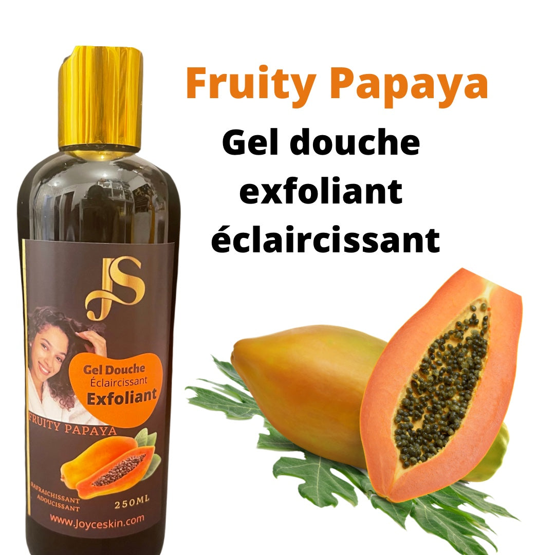 Gel douche exfoliant éclaircissant FRUITY PAPAYA