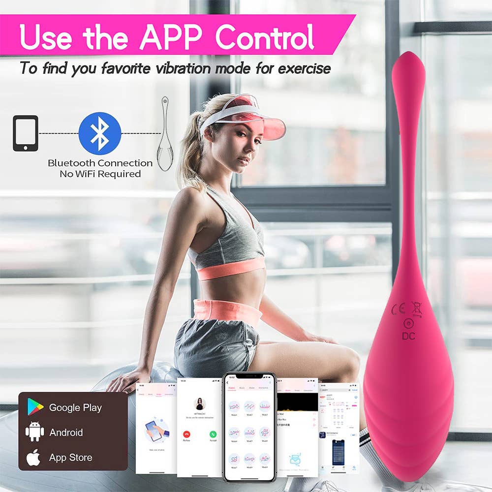 Jouets sexuels intelligents sans fil avec télécommande avec application Jumping Egg