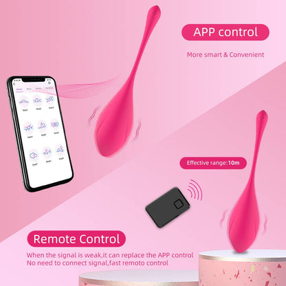 Jouets sexuels intelligents sans fil avec télécommande avec application Jumping Egg