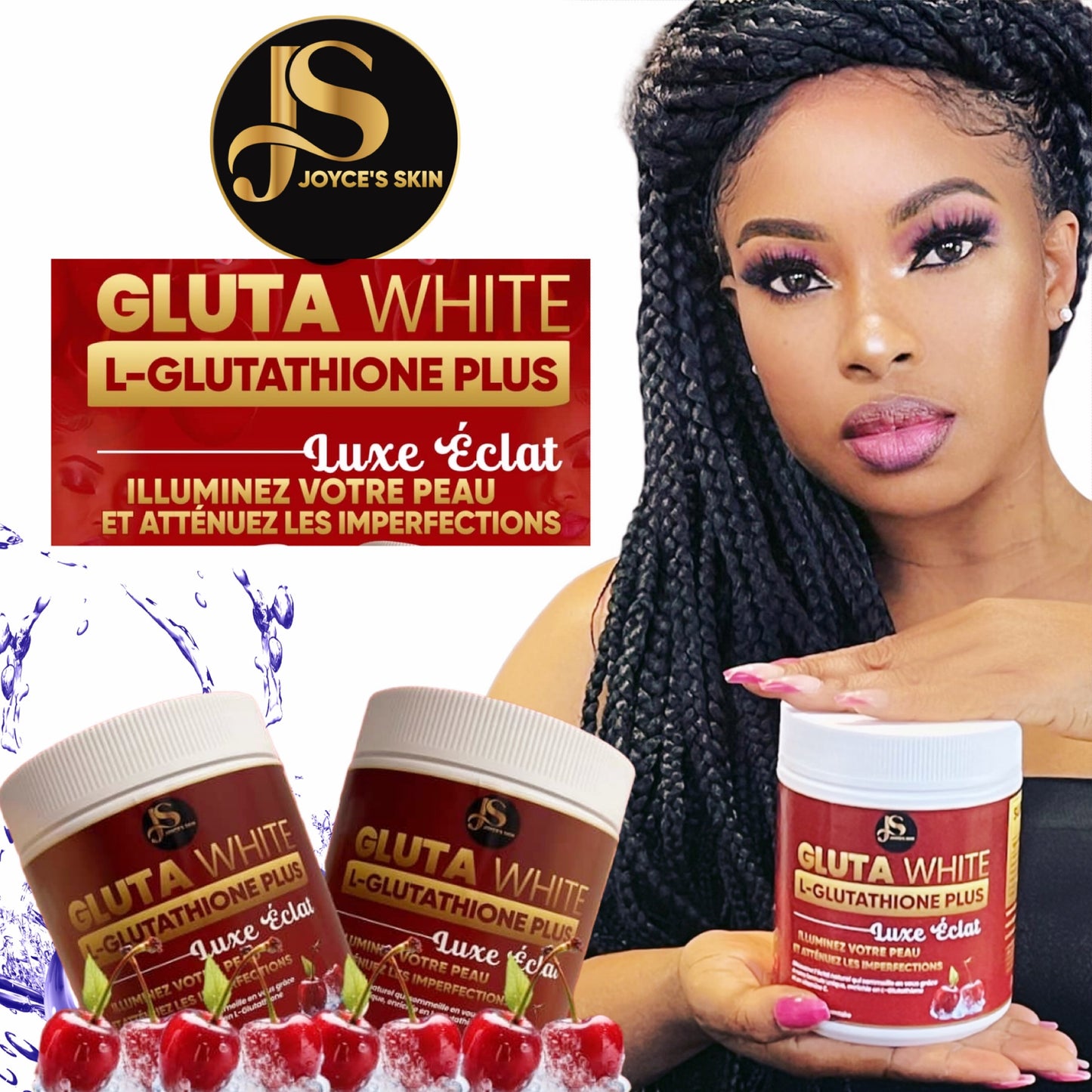 Gluta White L-Glutathion luxe éclat 2 boites