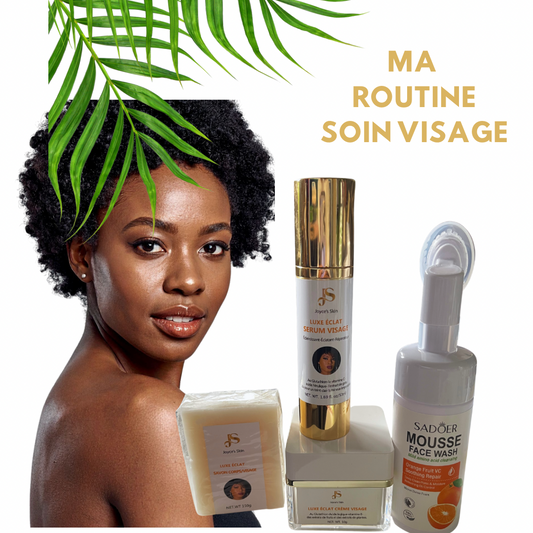 luxe éclat kit éclaircissant visage propre