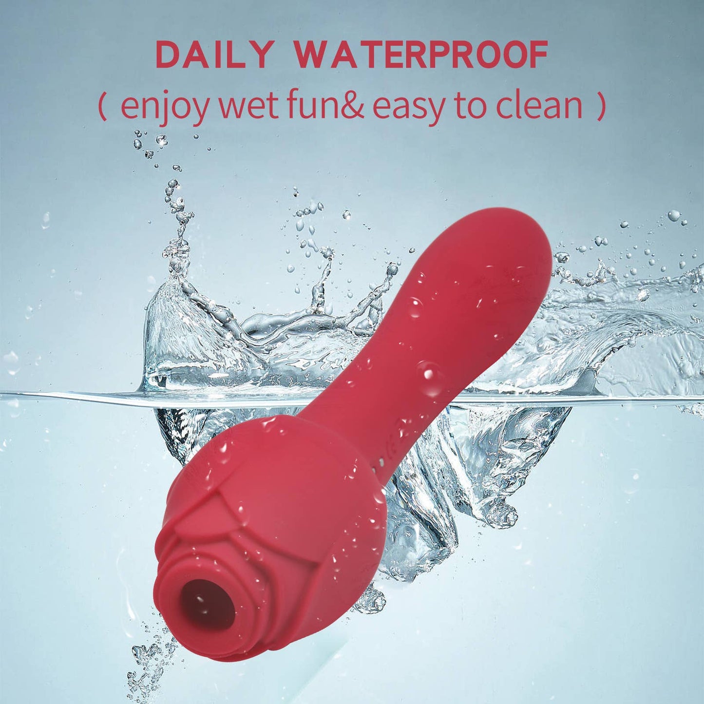 Vibromasseur à sucer la rose, sucer les seins, taquiner, jouets sexuels féminins