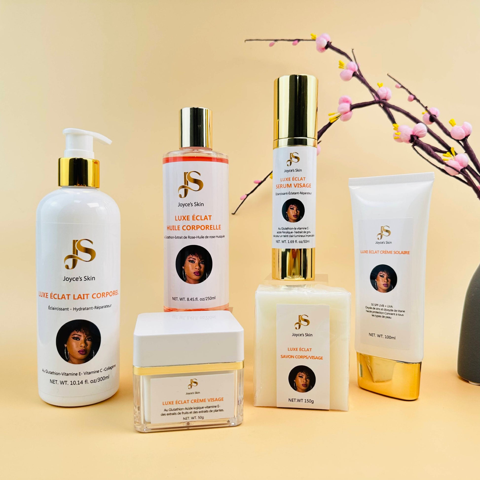 Gamme Complète Gluta-Papaya ECLAIRCISSANT & Anti-Taches à La Papaye Et Glutathion 4 Produits Gamme Complète Gluta-Papaya ECLAIRCISSANT & Anti-Taches à La Papaye Et Glutathion 4 Produits
